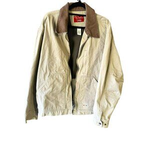 VTG Walls Frost Pruf Mens Large Tall Stone Canvas Jacket Chore Coat Barn Jacket